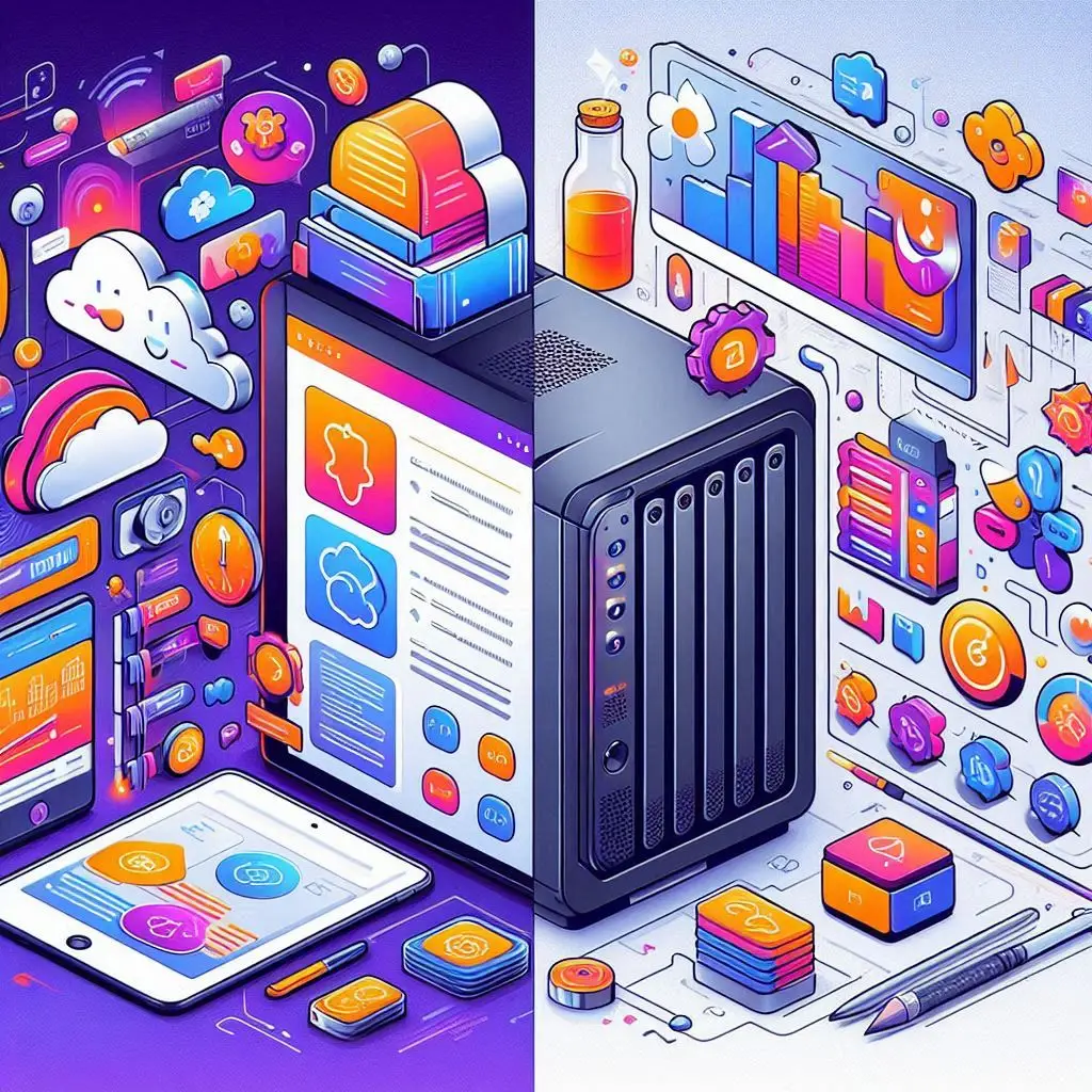 React.js self-hosted on Synology NAS.